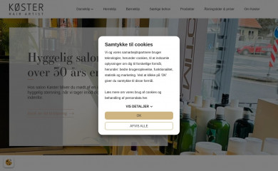 salonkoester.dk screenshot