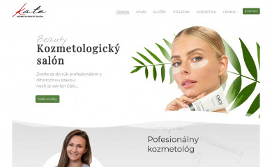 salonkate.sk screenshot