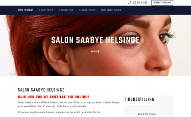 salonsaabye.dk screenshot