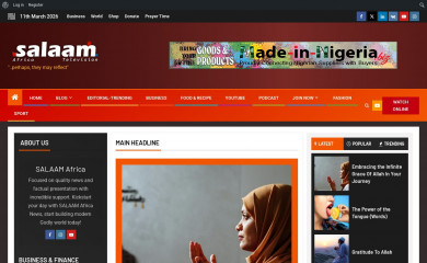 salaam-tv.com screenshot
