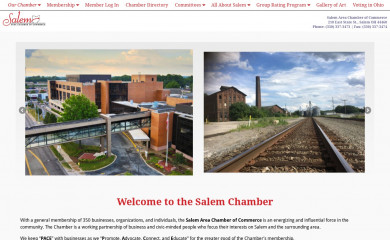 salemohiochamber.org screenshot