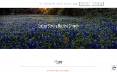 salemsayers.org screenshot
