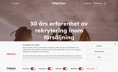 saljpoolen.se screenshot