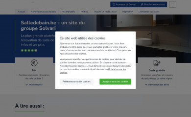salledebain.be screenshot