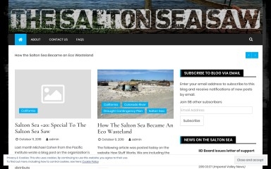 saltonseasaw.com screenshot
