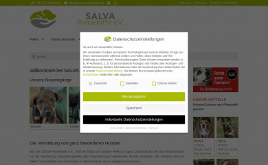 salva-hundehilfe.de screenshot