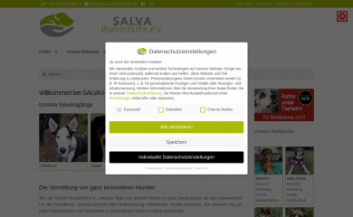 salva-hundehilfe.de screenshot