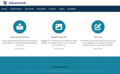 salvationcall.com screenshot