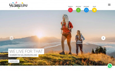 https://www.salzburgerland.com screenshot