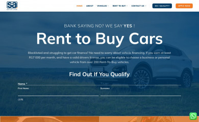 samotorlease.co.za screenshot