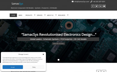 samacsys.com screenshot