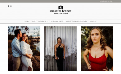 samanthabennett.com.au screenshot