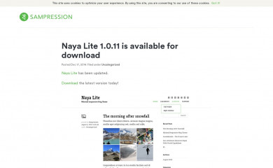 https://www.sampression.com/themes/naya-lite screenshot