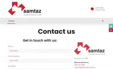samtaz.com.au screenshot