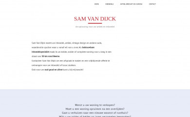 samvandijck.be screenshot