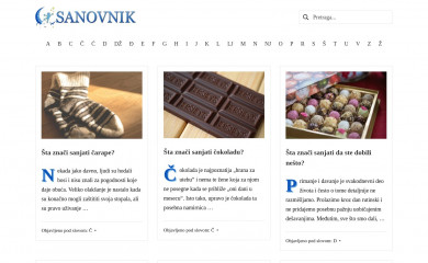 sanovnik.net screenshot