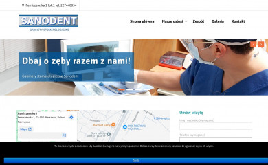 sanodent.pl screenshot