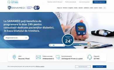 sana-med.ro screenshot