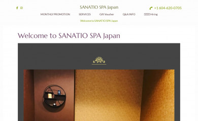 sanatiospa.com screenshot