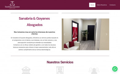sanabriaygoyanes.com screenshot