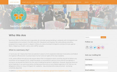 sanctuarydmv.org screenshot