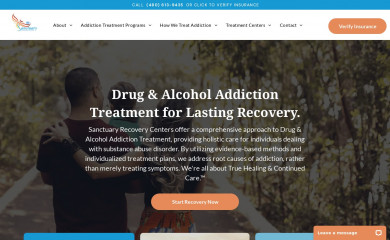 sanctuaryrecoverycenters.com screenshot