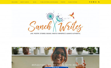 sanchwrites.com screenshot