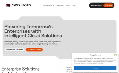 sandatasystem.com screenshot