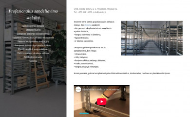 sandeliavimolentynos.lt screenshot