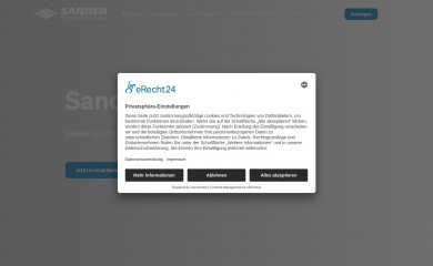 sander-druckguss.de screenshot
