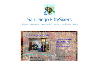 sandiegofiftysixers.com screenshot
