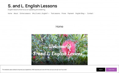sandlenglishlessons.com.au screenshot
