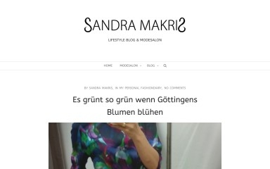 sandra-makris.de screenshot