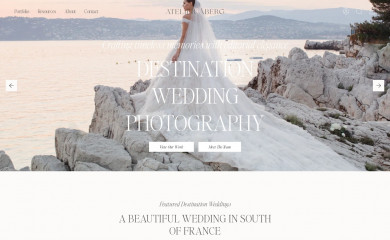 sandraabergweddings.com screenshot