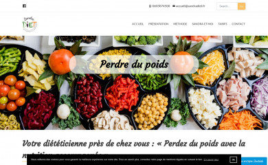sandradiet.fr screenshot