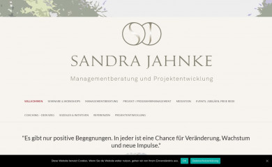 sandrajahnke.de screenshot
