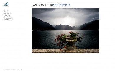 sandroagenor.com screenshot