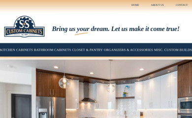 sandscustomcabinets.com screenshot