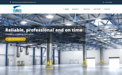 sandsservices.com.au screenshot