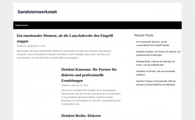 sandsteinwerkstatt.de screenshot