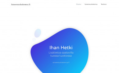 saneeraushakemus.fi screenshot