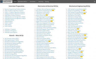 sanfoundry.com screenshot