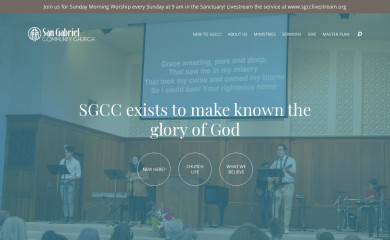 sangabrielcommunity.org screenshot