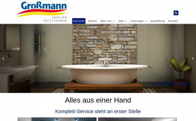 sanitaer-grossmann.de screenshot