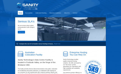 sanitytechnology.com.au screenshot