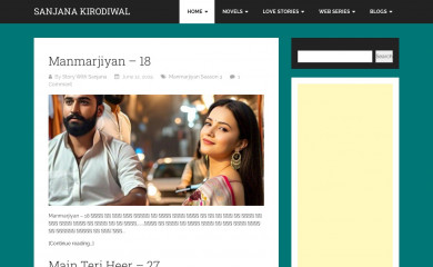sanjanakirodiwal.com screenshot