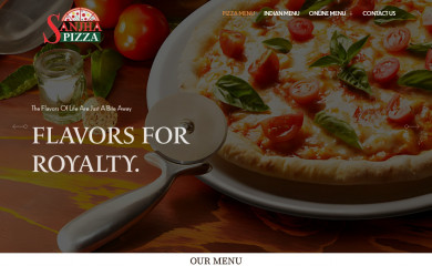 sanjhapizza.ca screenshot