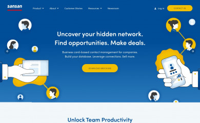 sansan.com screenshot