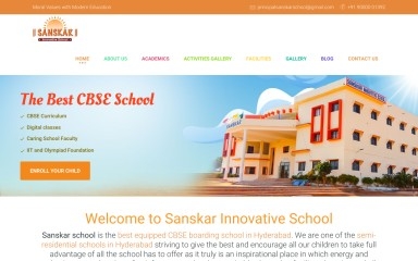 sanskarschool.net screenshot