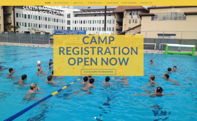 santabarbarawaterpolocamps.com screenshot